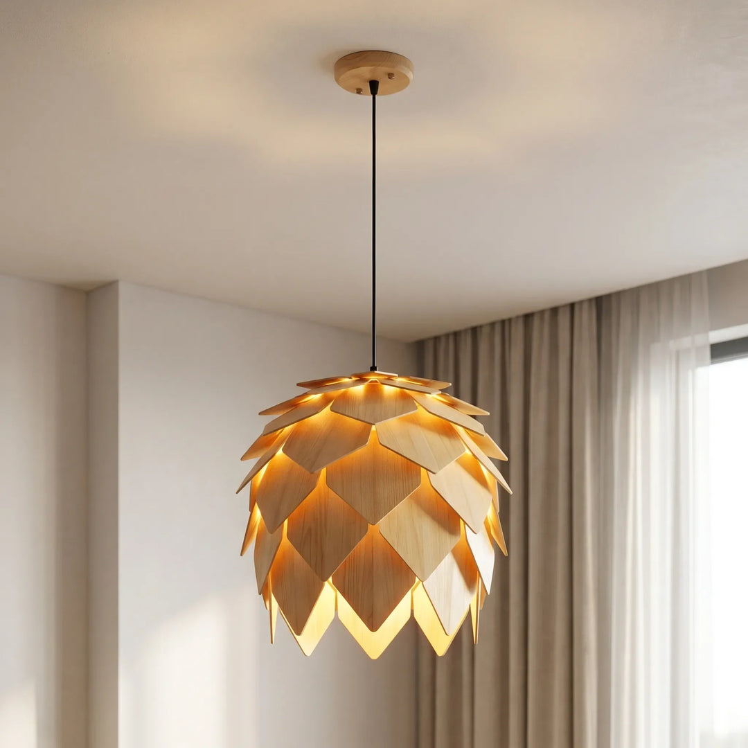 Pine Cone Shaped Pendant Lamp -  Pinecroft