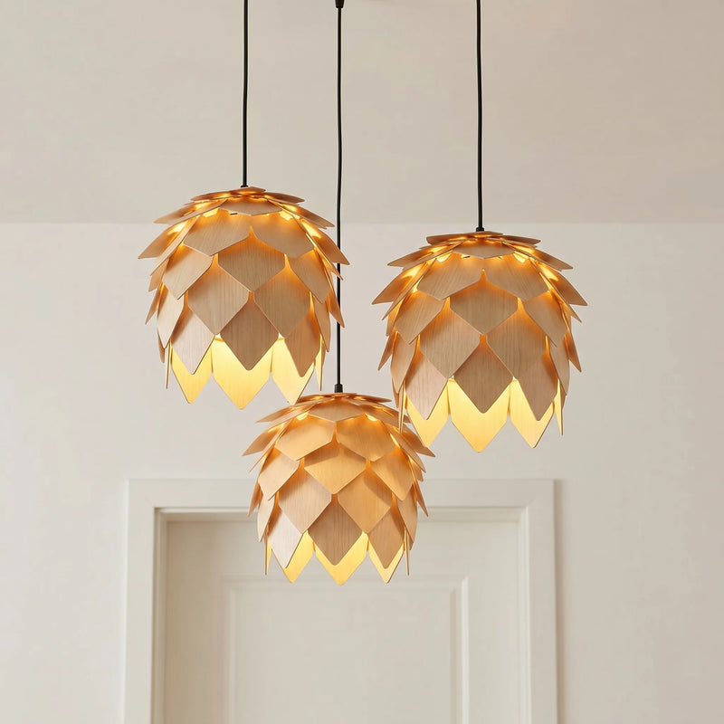 Pine Cone Shaped Pendant Lamp -  Pinecroft