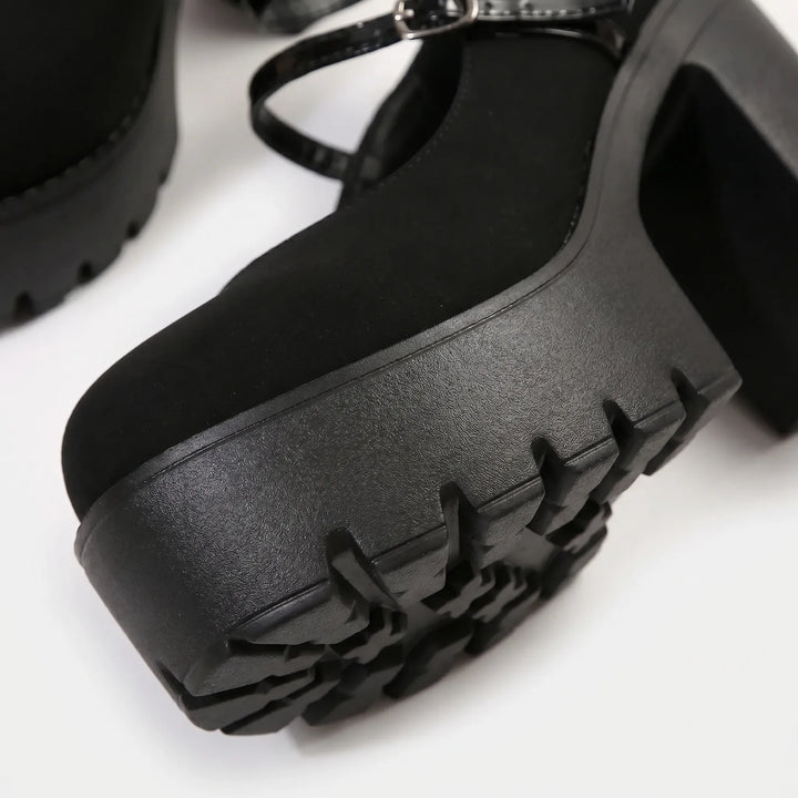 Plateau Pumps Mit Blockabsatz - Antonia