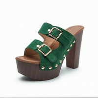 Plateau Sandalen High Heels Mit Blockabsatz - Marion