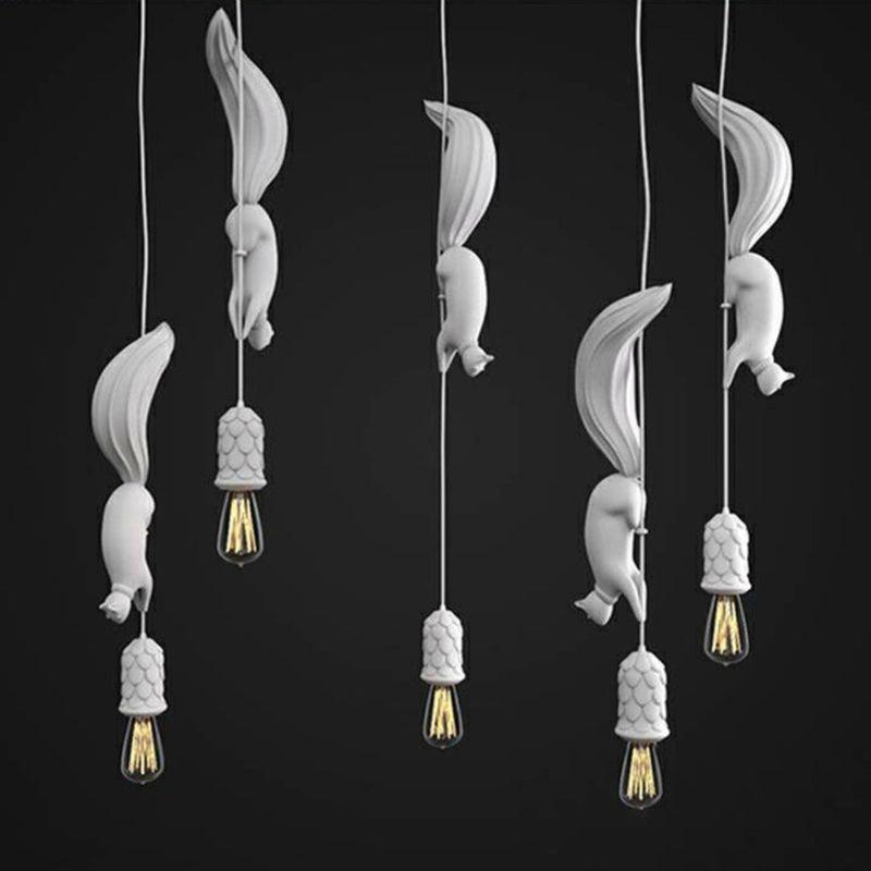 Playful Hanging Pendant Light -  Squirlune