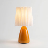 Pleated Fabric Shade Table Lamp -  Lumeplé