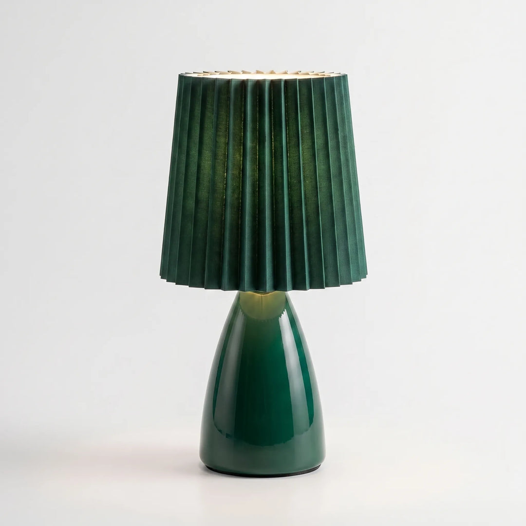Pleated Fabric Shade Table Lamp -  Lumeplé