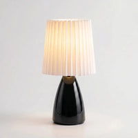 Pleated Fabric Shade Table Lamp -  Lumeplé