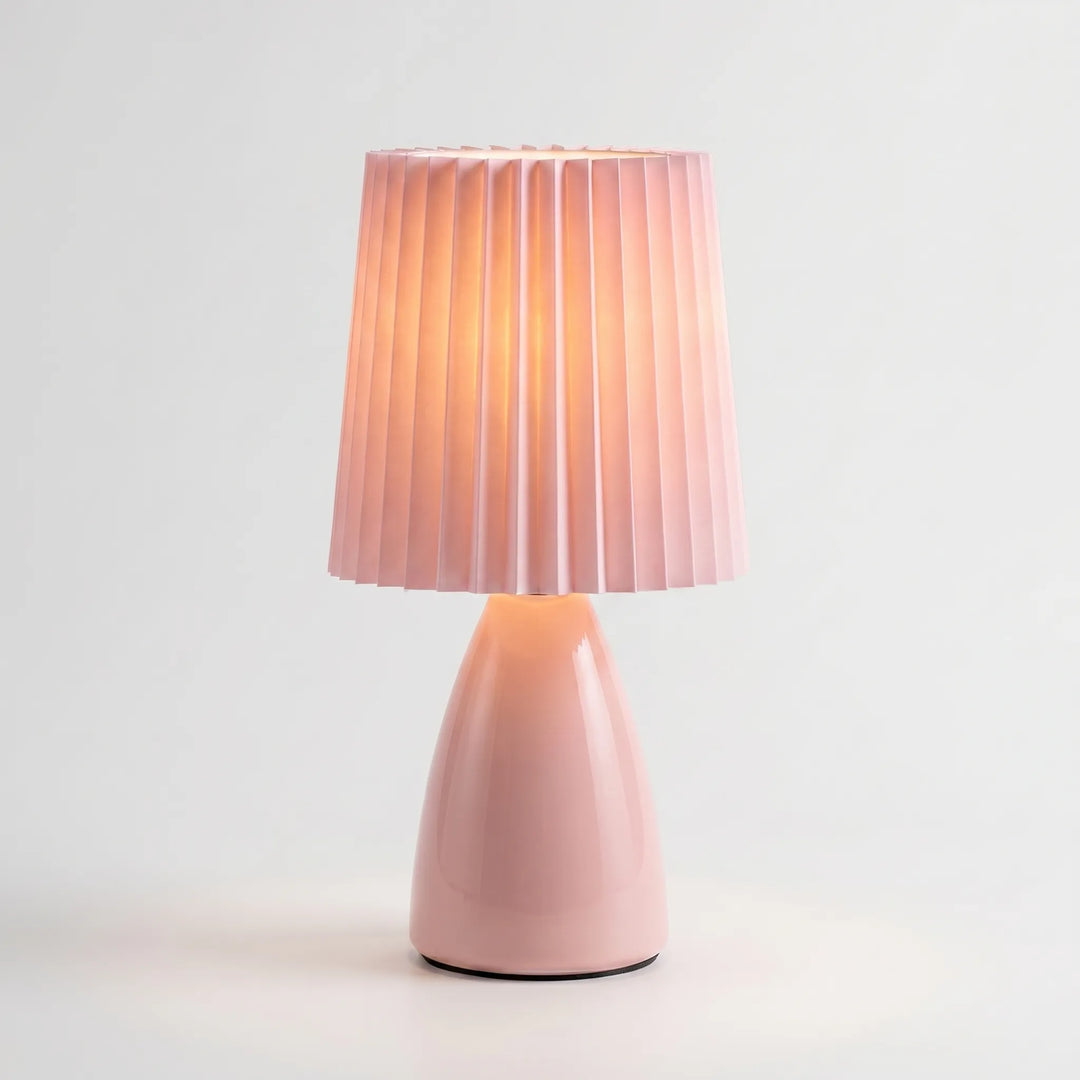 Pleated Fabric Shade Table Lamp -  Lumeplé