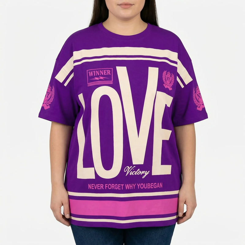 Plus Size Rundhals-T-Shirt - Patricia
