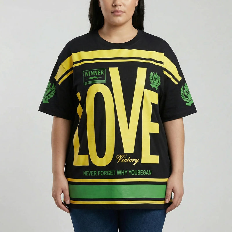 Plus Size Rundhals-T-Shirt - Patricia