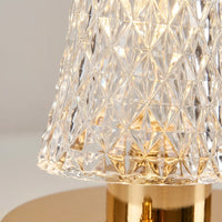 Portable Crystal Style Table Lamp - Crystelle
