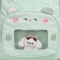 Preppy-Style Tagesrucksack - VisiTote