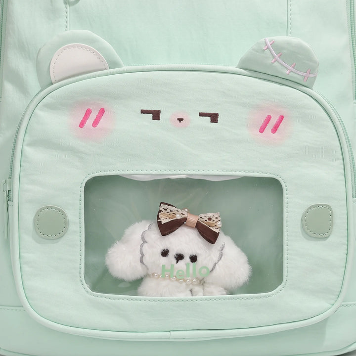 Preppy-Style Tagesrucksack - VisiTote