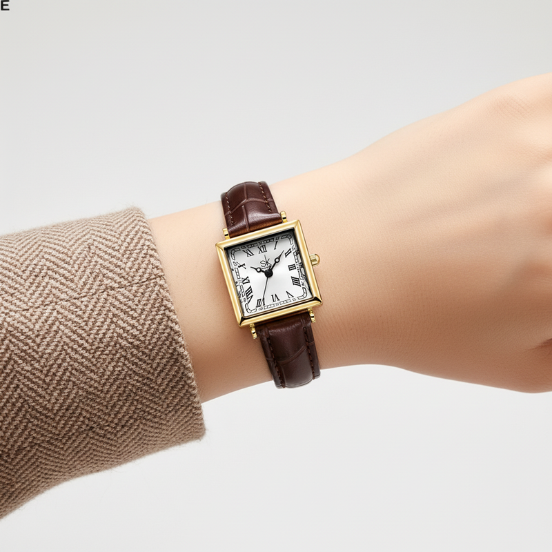 Quadratisches Zifferblatt - ChicTime 