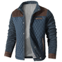 Quilted Front Panel Men's Jacket - Kenneth
