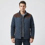Quilted Front Panel Men's Jacket - Kenneth