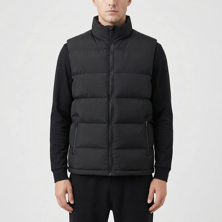 Quilted Sleeveless Gilet For Men - Jeremy