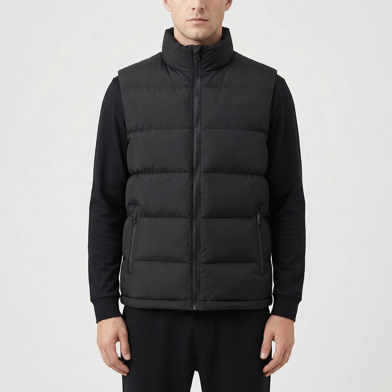 Quilted Sleeveless Gilet For Men - Jeremy
