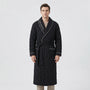 Quilted Three-Layer Long Dressing Gown - Wade