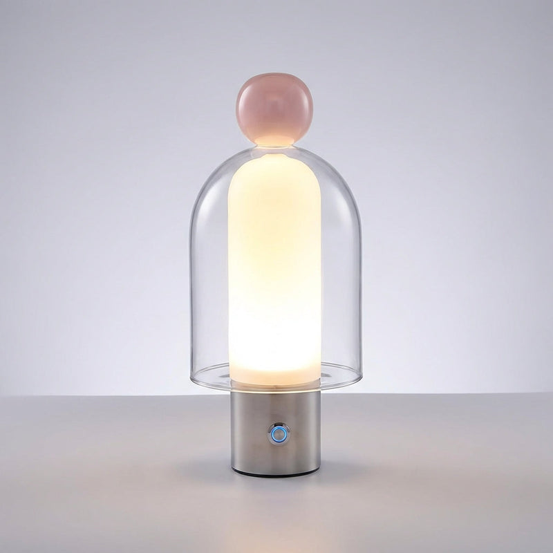 Rechargeable Glass Table Lamp -  Vesanta