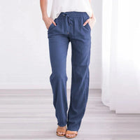 Relaxed-Fit Women's Trousers With Drawstring - Nettie