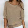Relaxed Fit Batwing Sleeve Jumper - Janet
