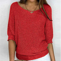 Relaxed Fit Batwing Sleeve Jumper - Janet