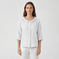 Relaxed Fit Long-Sleeve Blouse - Rosemary