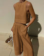 Relaxed Fit Matching Top And Trouser Set - Gina