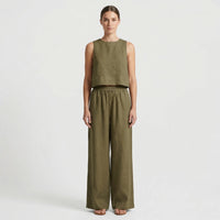 Relaxed Fit Matching Top And Trouser Set - Gina