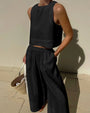 Relaxed Fit Matching Top And Trouser Set - Gina