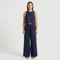 Relaxed Fit Matching Top And Trouser Set - Gina