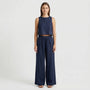 Relaxed Fit Matching Top And Trouser Set - Gina