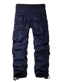 Relaxed Fit Multi-Pocket Cargo Trousers - Shane