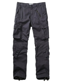 Relaxed Fit Multi-Pocket Cargo Trousers - Shane