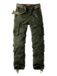 Relaxed Fit Multi-Pocket Cargo Trousers - Shane