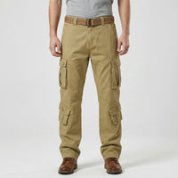 Relaxed Fit Multi-Pocket Cargo Trousers - Shane