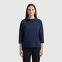 Relaxed Fit Roll-Neck Women's Top - Joanne