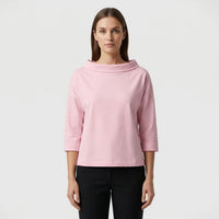 Relaxed Fit Roll-Neck Women's Top - Joanne