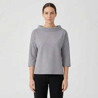 Relaxed Fit Roll-Neck Women's Top - Joanne