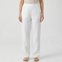 Relaxed Fit Tapered Trousers With Side Pockets - Agnes