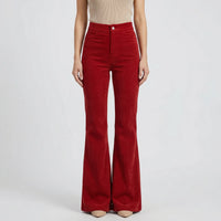 Retro-Inspired Flared Women's Trousers - Kristin