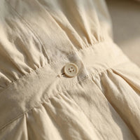 Retro Collar Belted A-Line Dress - Kendra