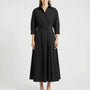 Retro Collar Belted A-Line Dress - Kendra