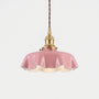 Retro French-Style Pendant Lamp With Scalloped Shade -  Lumettis