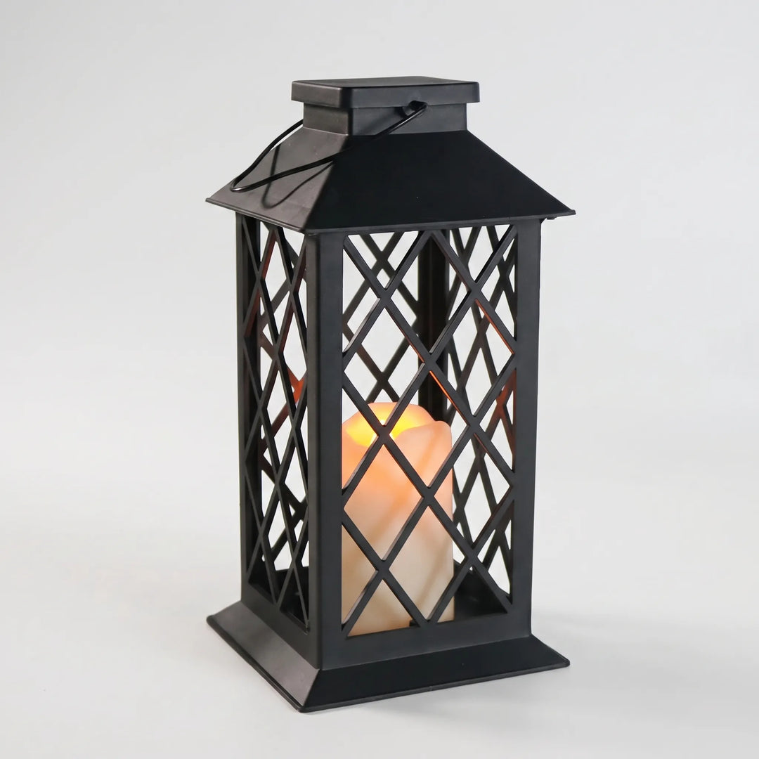 Retro Solar-Powered Candle Lantern -  Solanterra