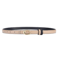 Reversible Slim C-Buckle Belt - Marjorie