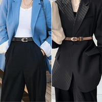 Reversible Slim C-Buckle Belt - Marjorie