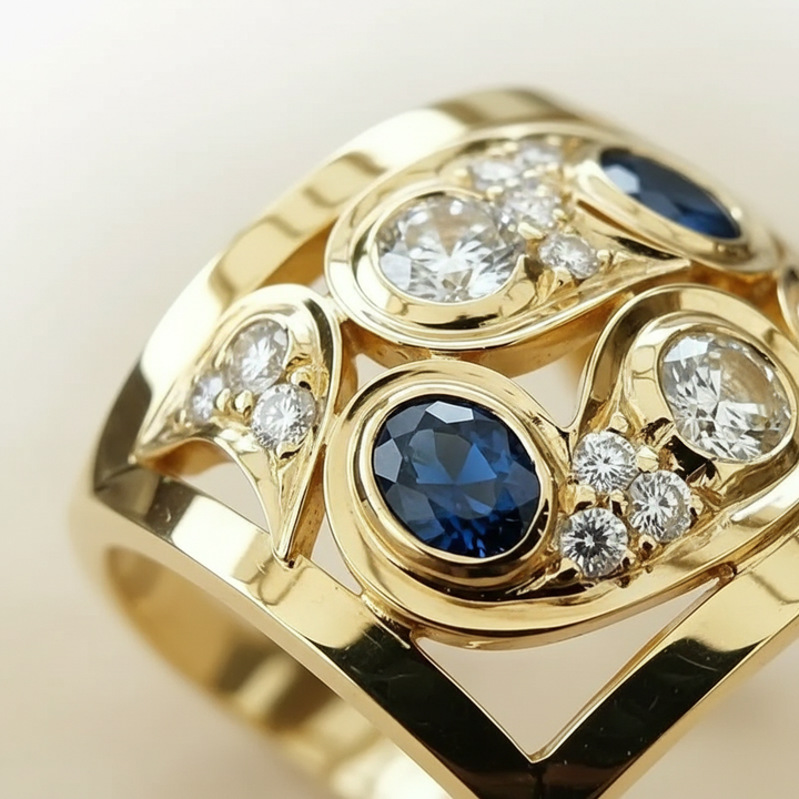 Ringschmuck Mit Kristallen - ShimmerRing 