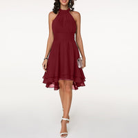 Romantic Occasion Dress With Layered Frills - Gertrude