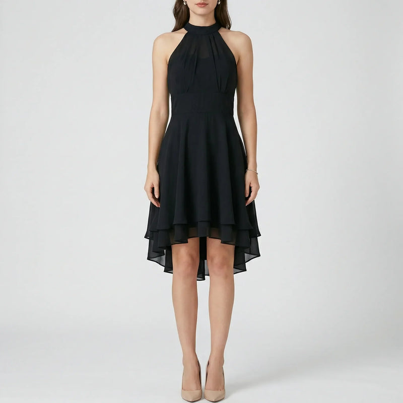 Romantisches Abendkleid Mit Volants - Jessie