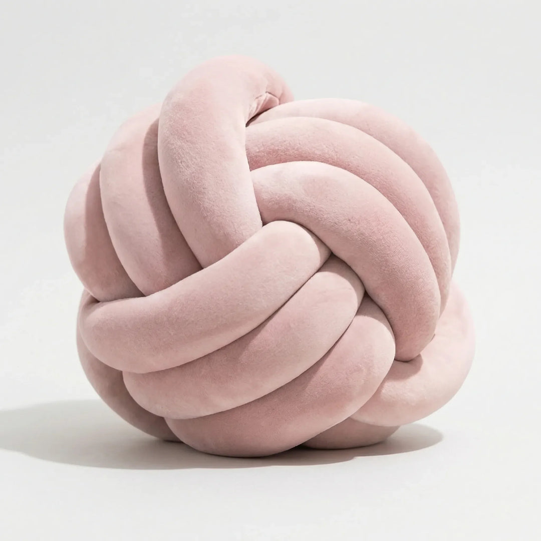 Rond Knoopkussen In Bolvorm - Plushknot