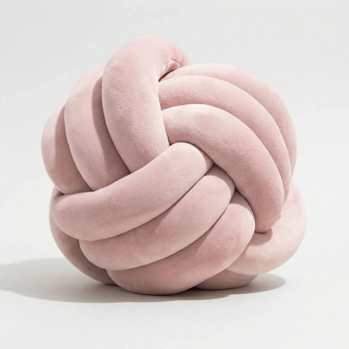 Rond Knoopkussen In Bolvorm - Plushknot